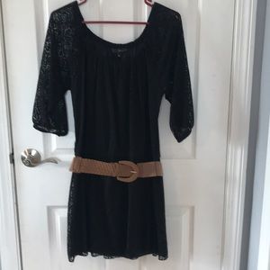 Dress with belt